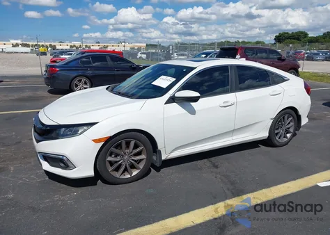 2019 Honda Civic Ex z USA, uszkodzony, nr VIN 19XFC1F35KE015404
